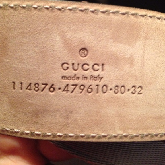 gucci belt serial code check